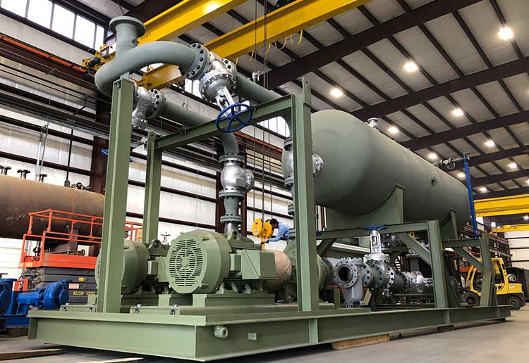 ASME pressure vessel skid