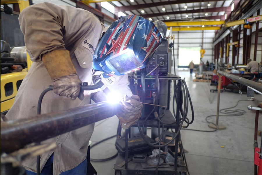 TIG welding pipe