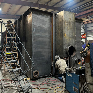 water retention tank fabrication