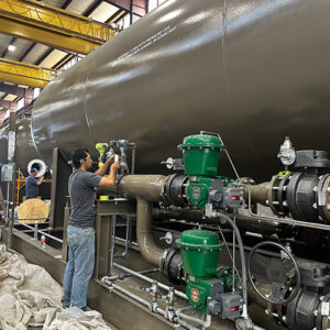I&E Installation of a horizontal filter separator