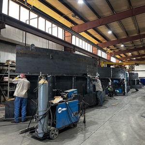 API 620 knock-down tank fabrication